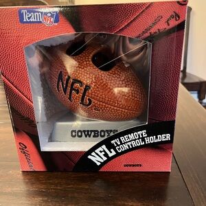 NFL Cowboys Football Vintage TV Remote Control Holder - Brown